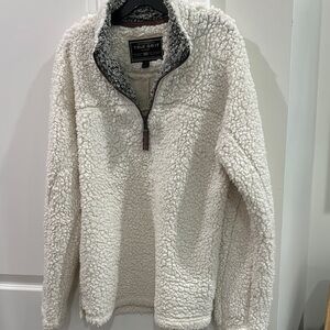 True Grit womens Cream Sherpa Sweater